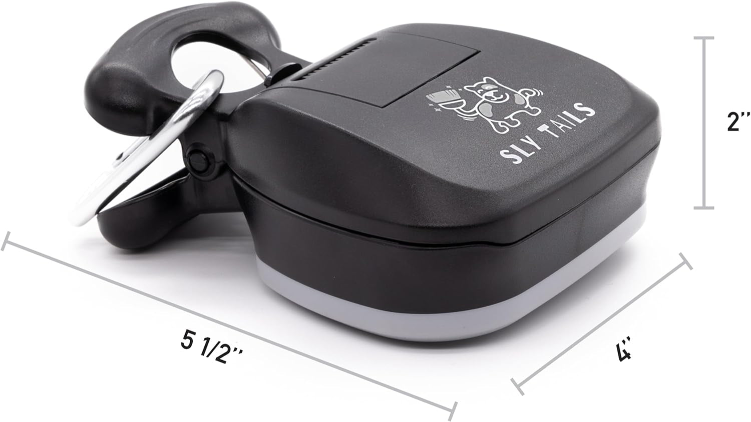 Poop Scooper for Dogs with Bags and Leash Clip Included