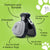 Poop Scooper for Dogs with Bags and Leash Clip Included